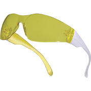 Brava2 Yellow Monobloc Polycarbonate Glasses