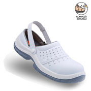 Mekap Slipper ATP-92 Beyaz S1 SRC  Ayakkabs